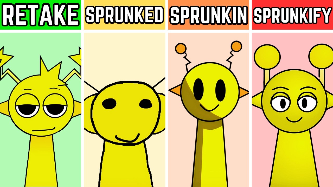 Incredibox Sprunki ALL SOUNDS - Retake VS Sprunked VS Sprunkin VS Sprunkify