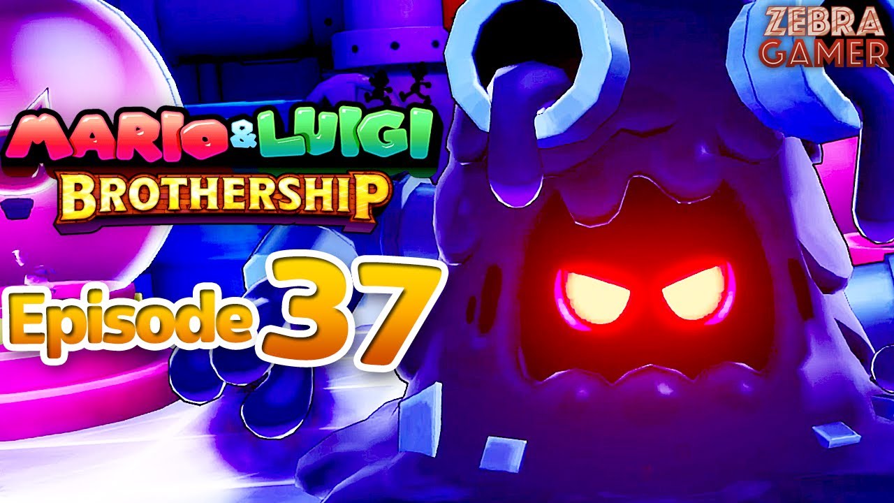 Mario & Luigi Brothership Gameplay Walkthrough Part 37 - Glohm Pipegunk Boss Fight!