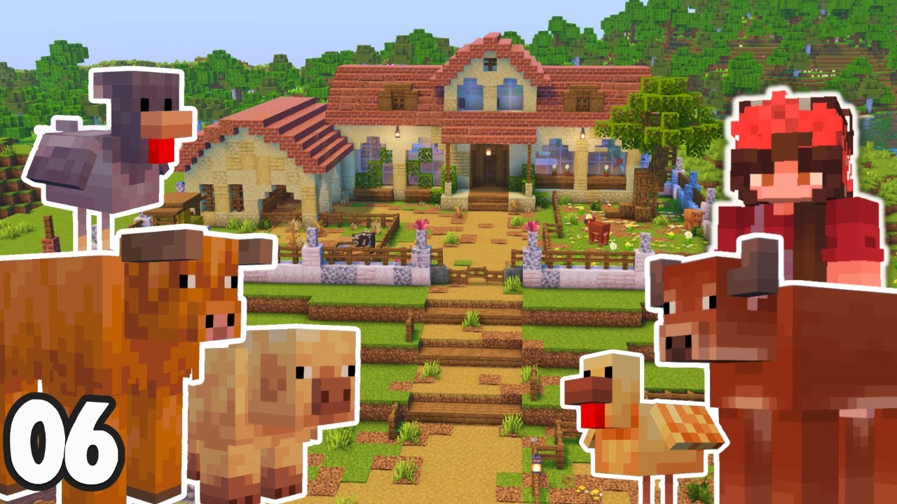 I Built the Ultimate Cozy Farm for the New Animals in Minecraft!