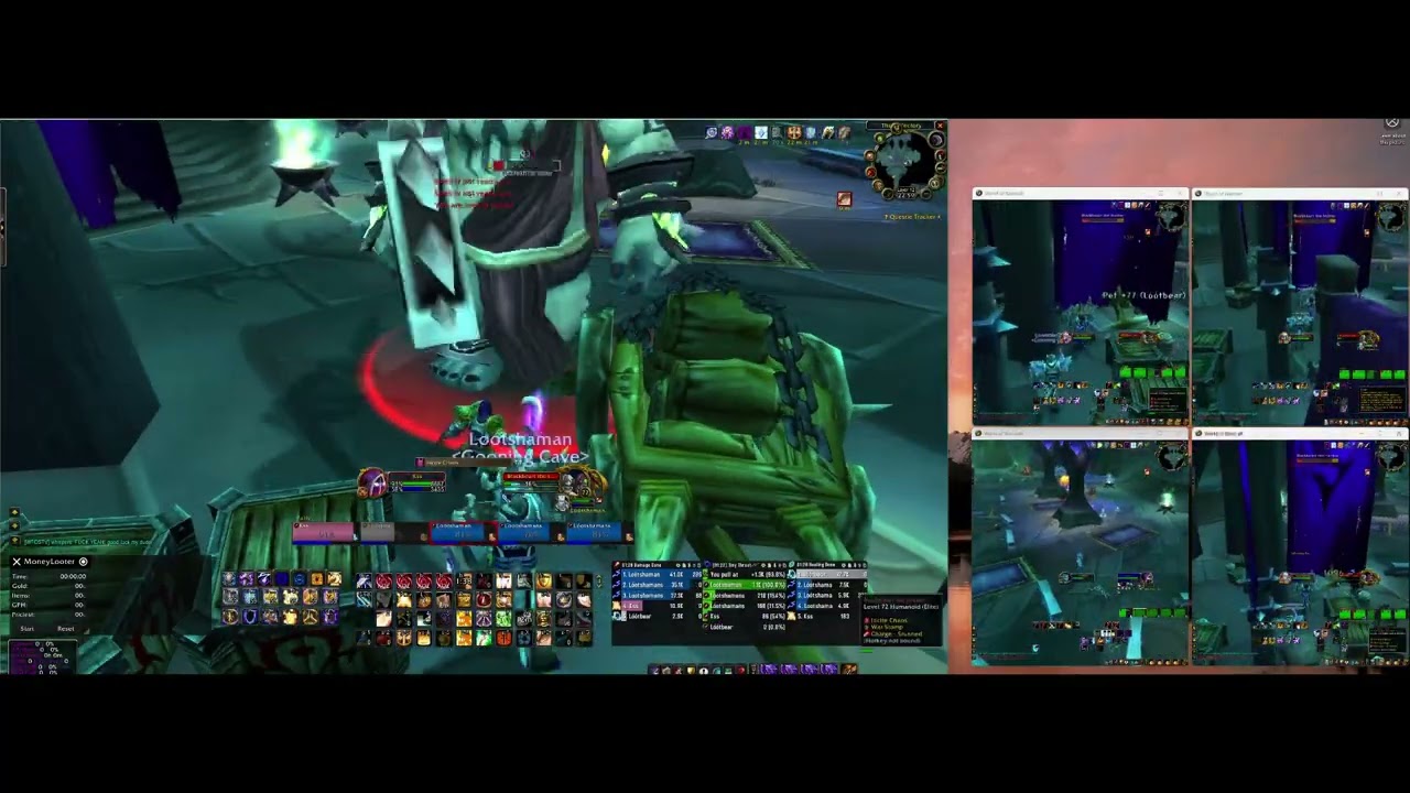 KS Manual Multibox Shadow Labs First Run At 70! TBC Anniversary