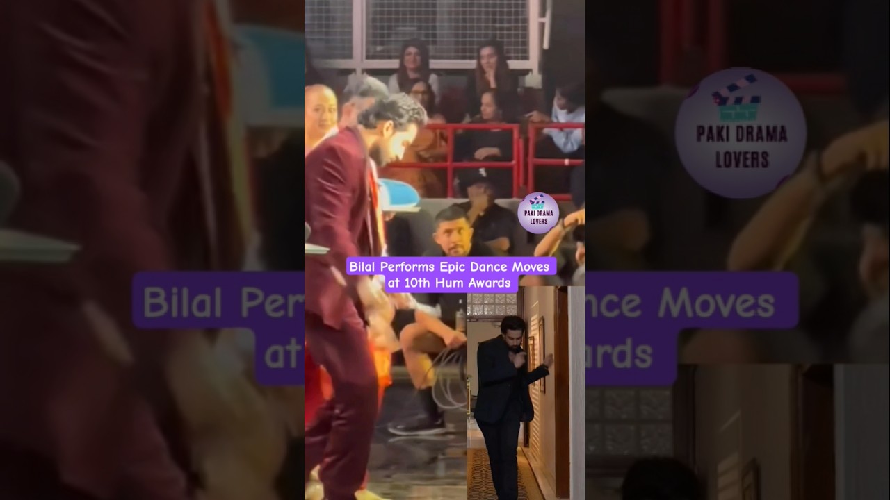 Bilal Abbas Viral Dance At Hum Awards #bilalabbaskhan #ishqmurshid #bilalabbas #danceshorts #viral