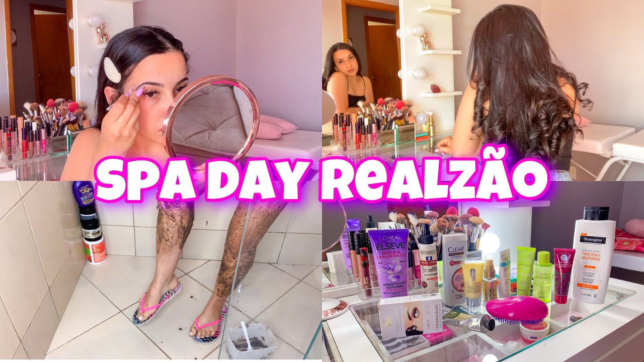 SPA DAY REALZÃO : HENNA NA SOBRANCELHA, QUERATINIZAÇÃO, RECEITA CASEIRA PARA A PELE