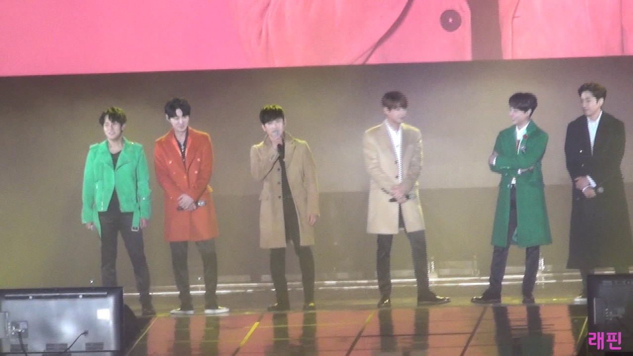 161217 신화 콘서트 Unchanging - 멘트 1(사투리 인사)