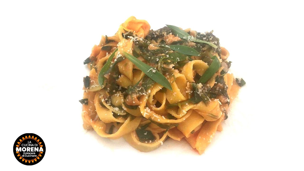 Tagliatelle al sugo di stridoli