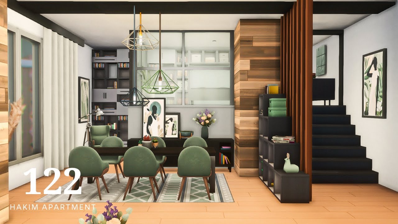 3 bedroom apartments | 122 Hakim House | Stop motion | No CC | The sims 4