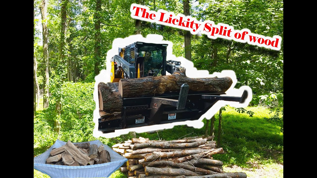 The best wood splitter of its time. The Halverson 140B in action.