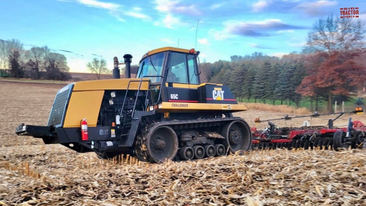 CATERPILLAR CHALLENGER 65C Tractor Working on Fall Tillage