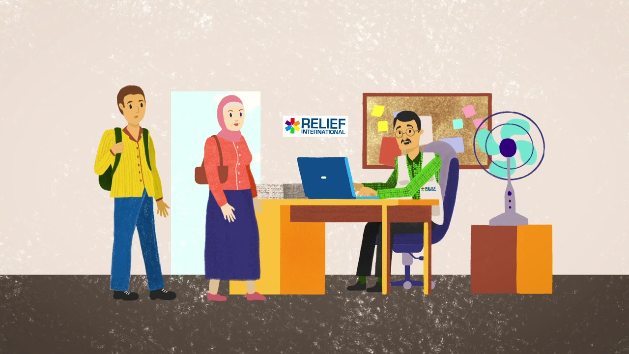 Relief International - Hotline Service - Animation/Illustration/Scriptwriting (Ar)