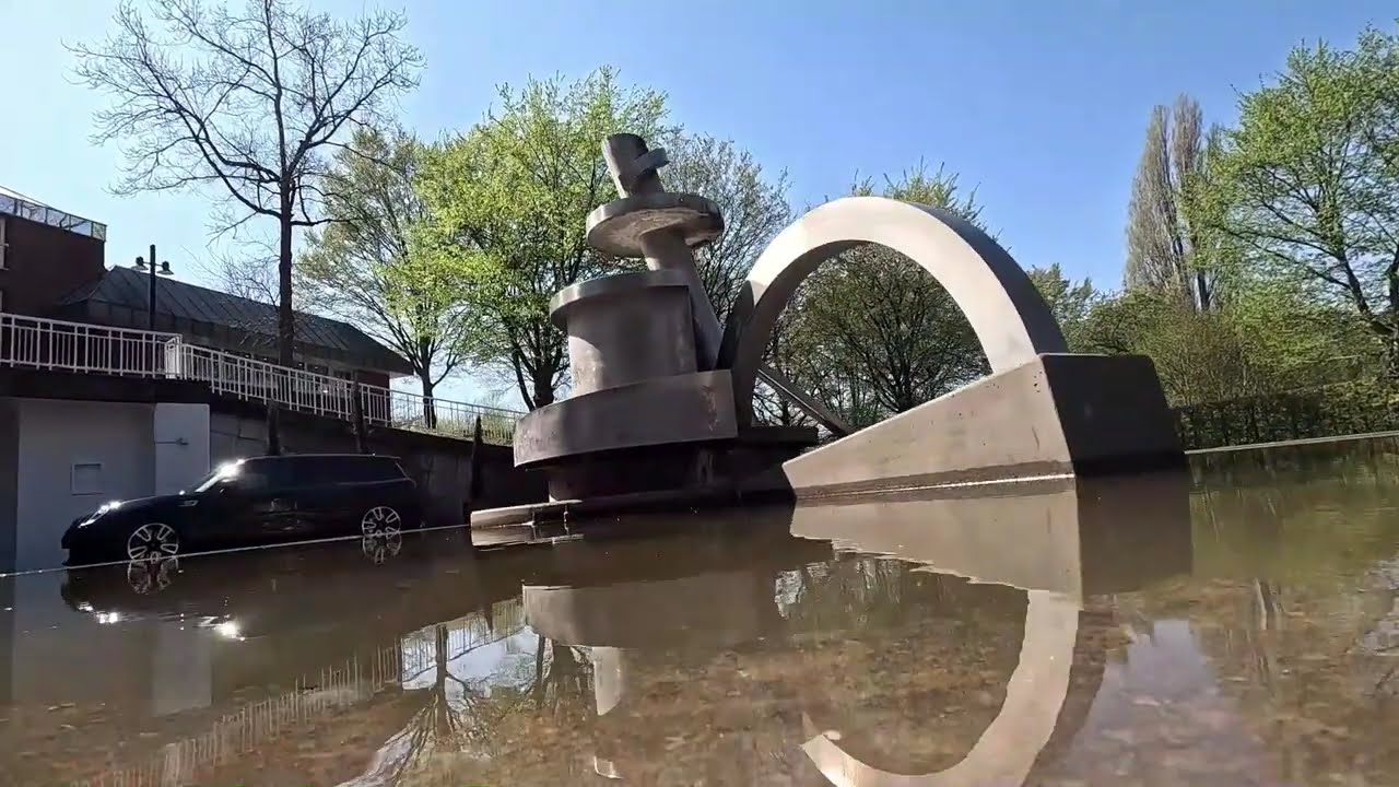 Volkspark in Düsseldorf حديقة شعب في مدينة