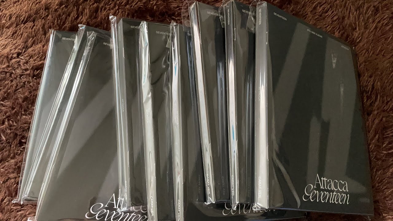 UNBOXING ALBUM SEVENTEEN ATTACCA CARAT VERSION