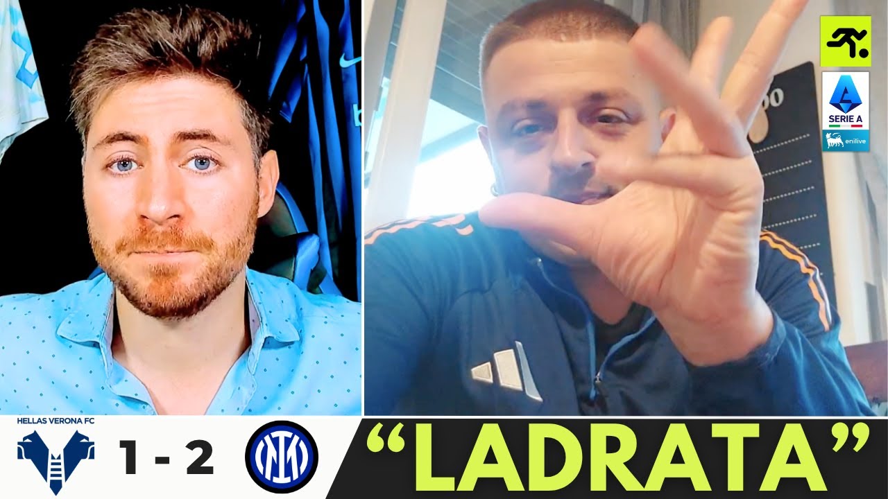 VERONA INTER 1-2 | GUFI SCATENATI: &ldquo;IL FURTO DEL SECOLO&hellip;&rdquo; | TIFOSIAMO