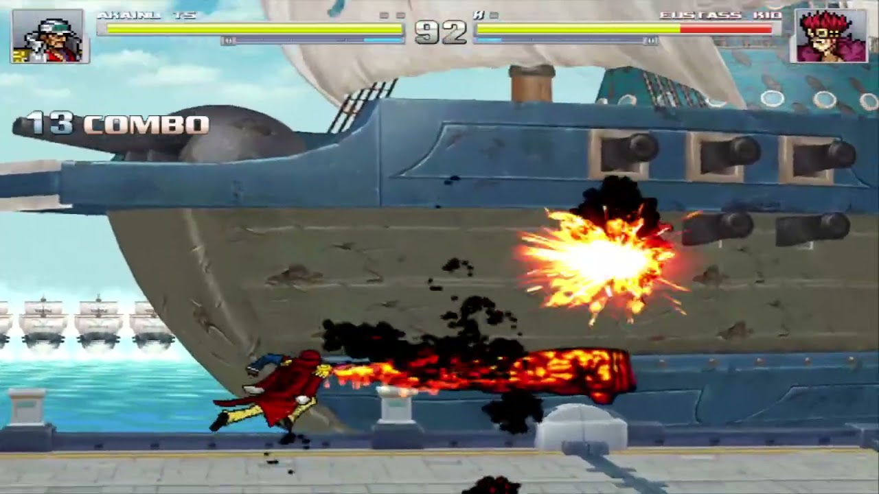 akainu VS eutass kid #onepiece