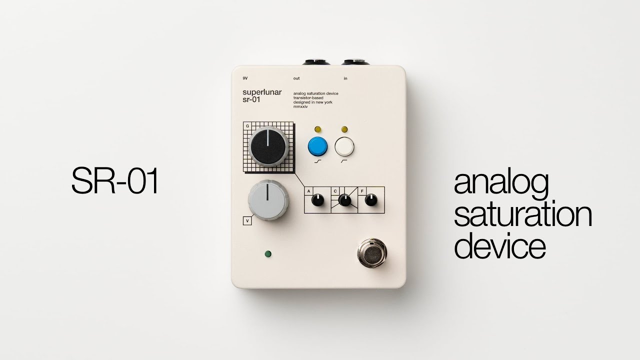 Superlunar SR-01 — Analog Saturation Device