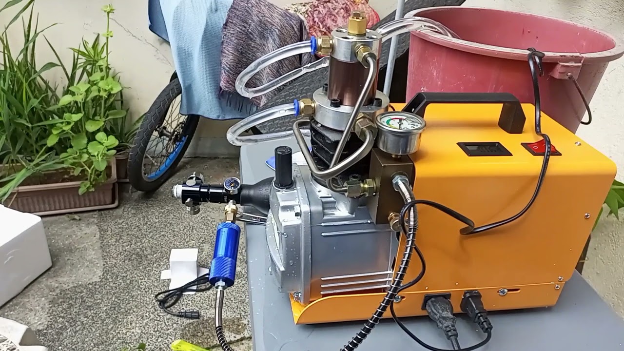 PCP Electric High Pressure Compressor Setup and Testing