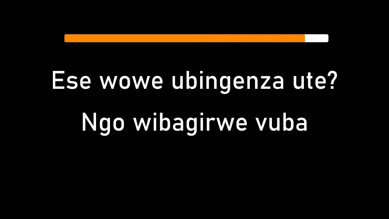 Ni ukuri by Igor Mabano (Karaoke version)
