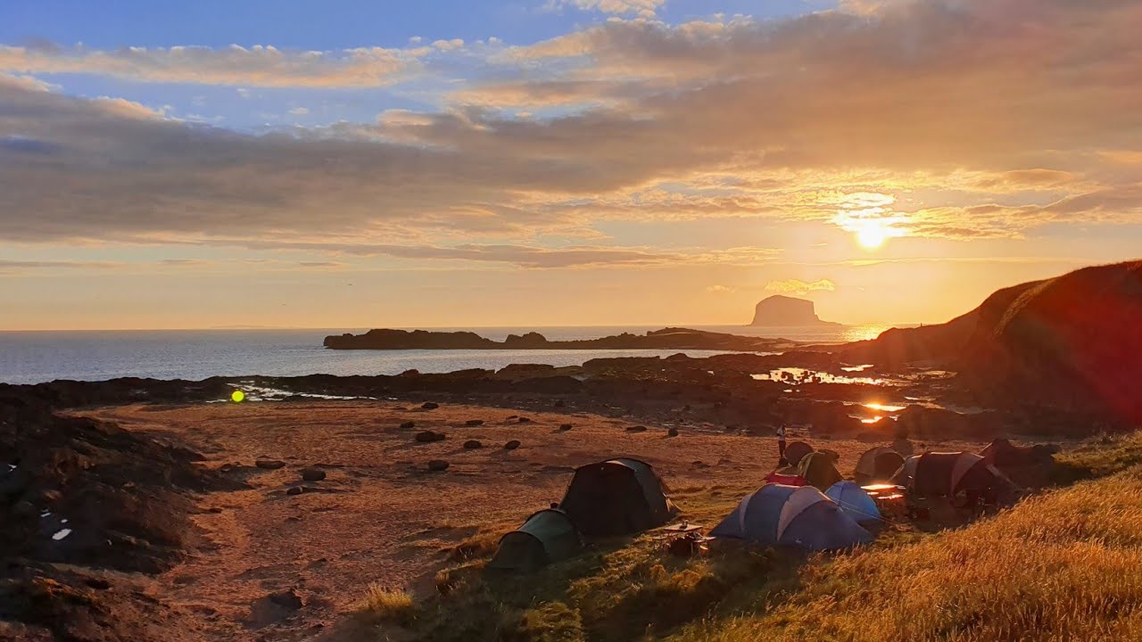Beach 🏖 Camping 2020 🏕 Scotland ⛰ North Berwick