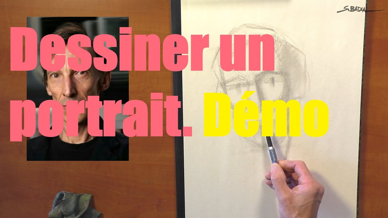 Comment dessiner un portrait,  étape par étape.