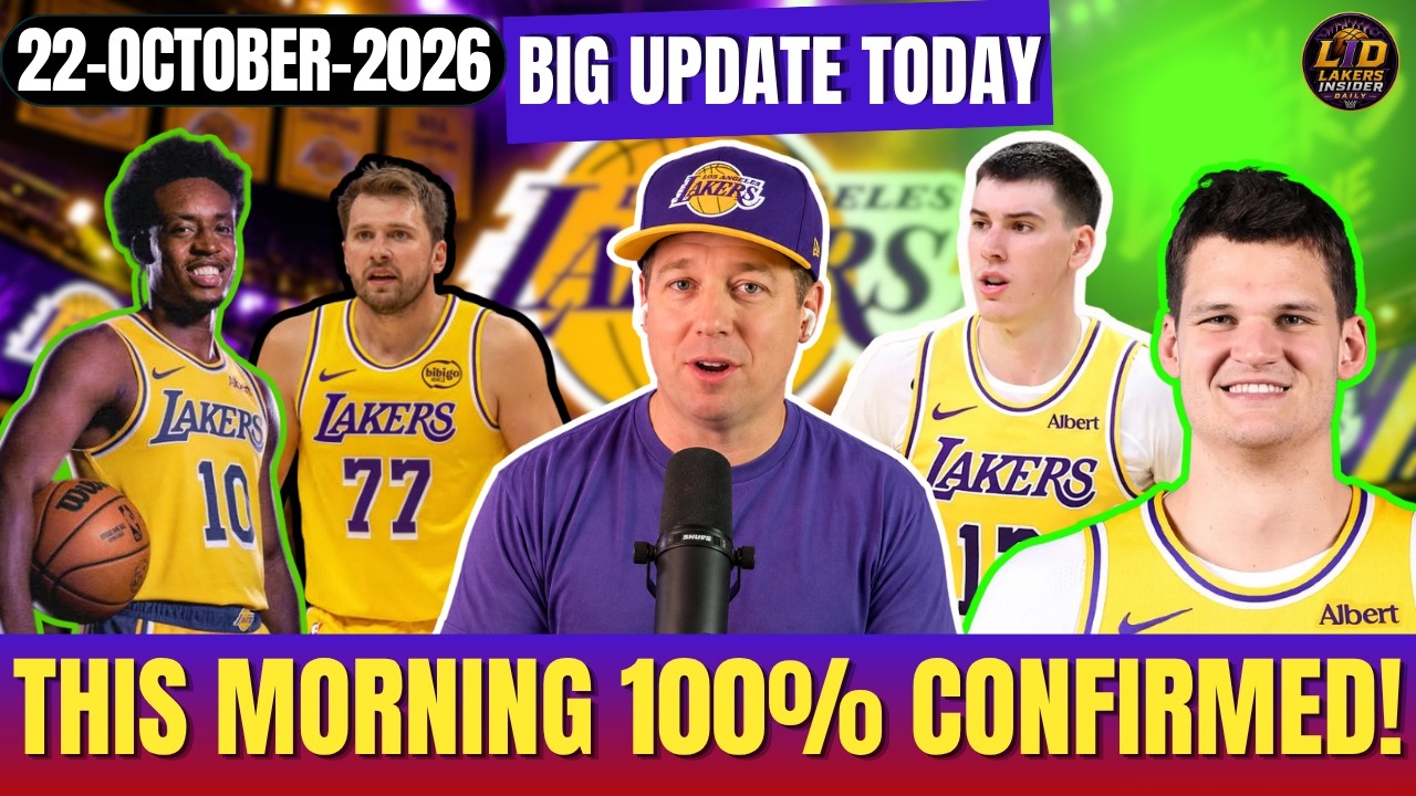 🚨THIS MORNING 100% CONFIRMED!✅🚨 LAKERS INJURY UPDATE! LUKA DONČIĆ DRAMA & WALKER KESSLER SHOCKS