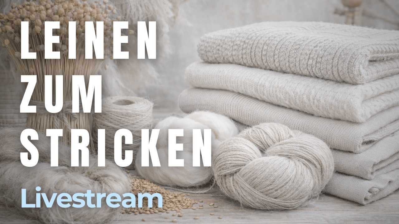 🧶 Leinen stricken - Sommerfaser Nr. 1