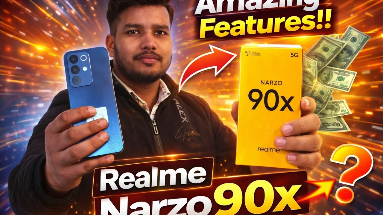Realme narzo 90x 5g phone unboxing and first look 