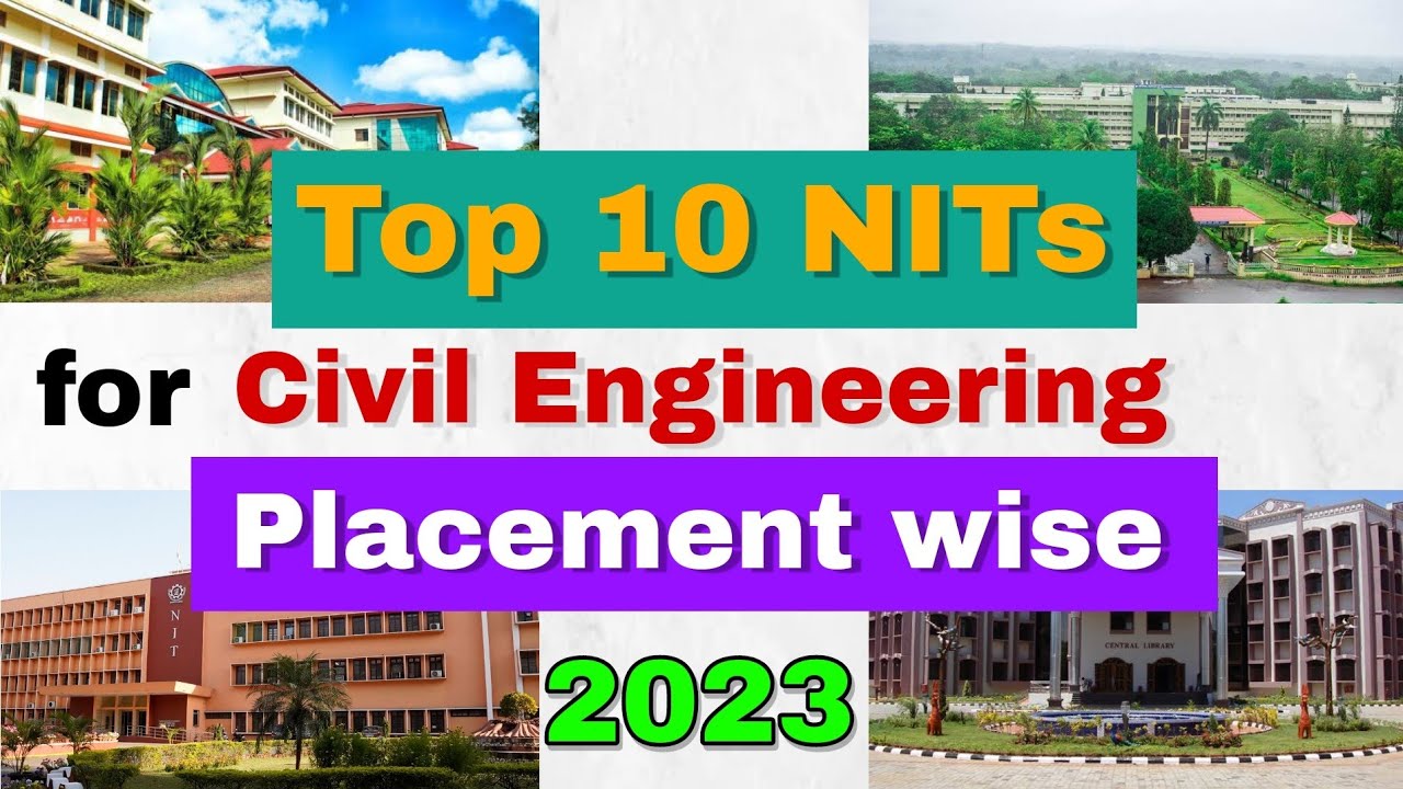 Top 10 NITs for Civil Engineering | 2023 Placement Rankings | Average & Highest Packages😍 | Shock...