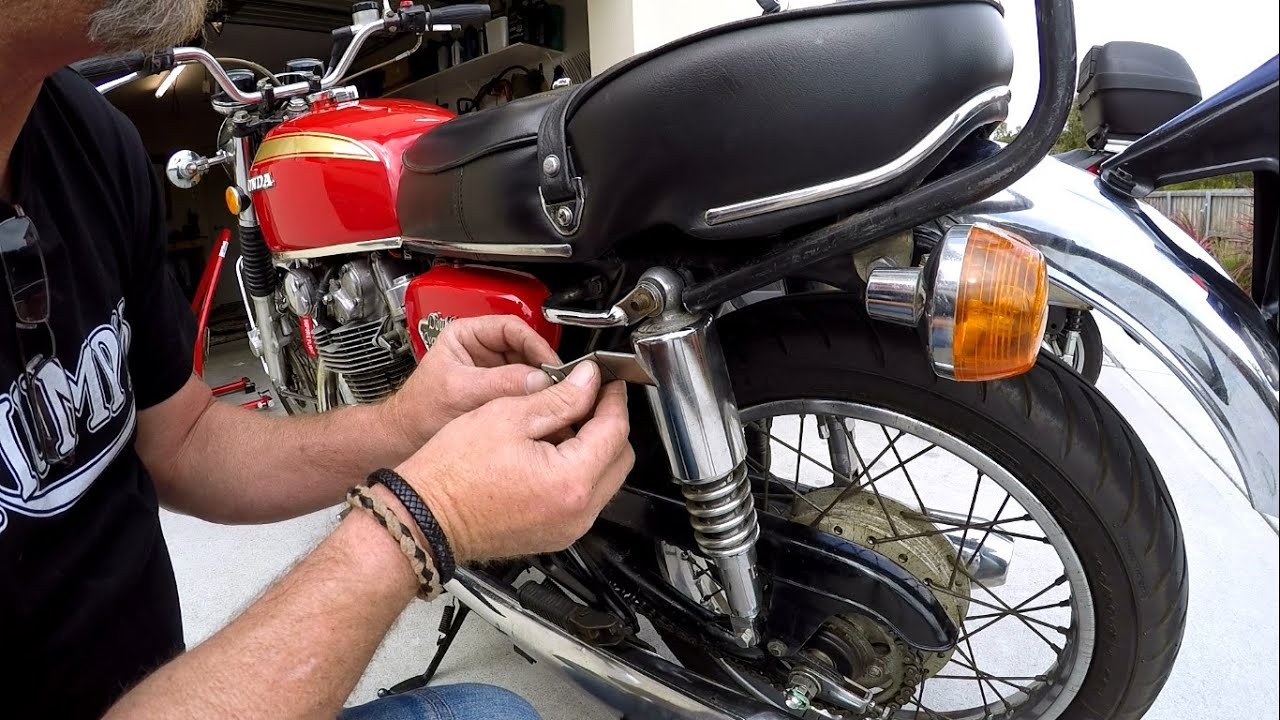 Building a Motorcycle Luggage Rack from Scrap - Part 1 - Honda CB450