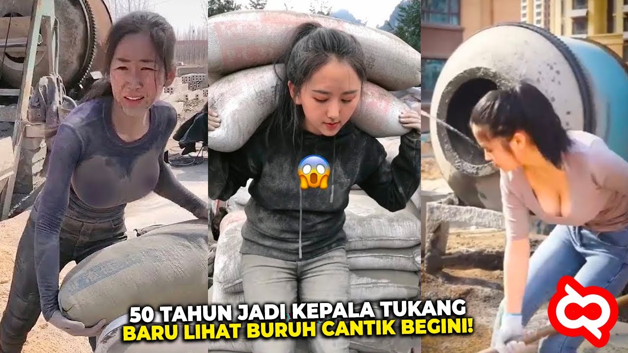 Lihat Skill Kerja Mereka.. Inilah Buruh Wanita Cantik yang Viral Di Sosmed Bikin Gagal Fokus