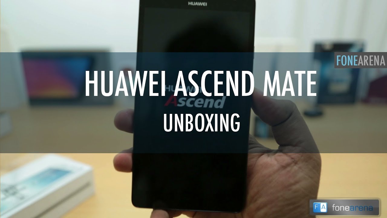 Huawei Ascend Mate Unboxing