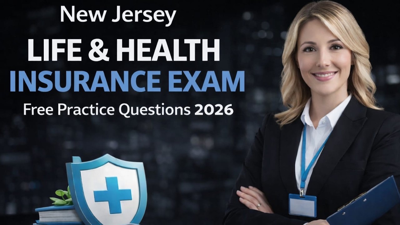 New Jersey Life & Health Insurance Exam Free Practice Questions 2026 (Updated)
