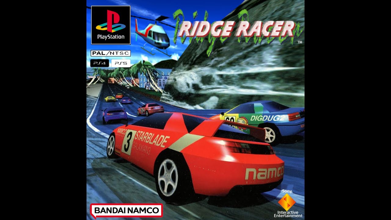 Ridge Racer - Novice (Beginner) Course PS1: PAL via PS4/PS5