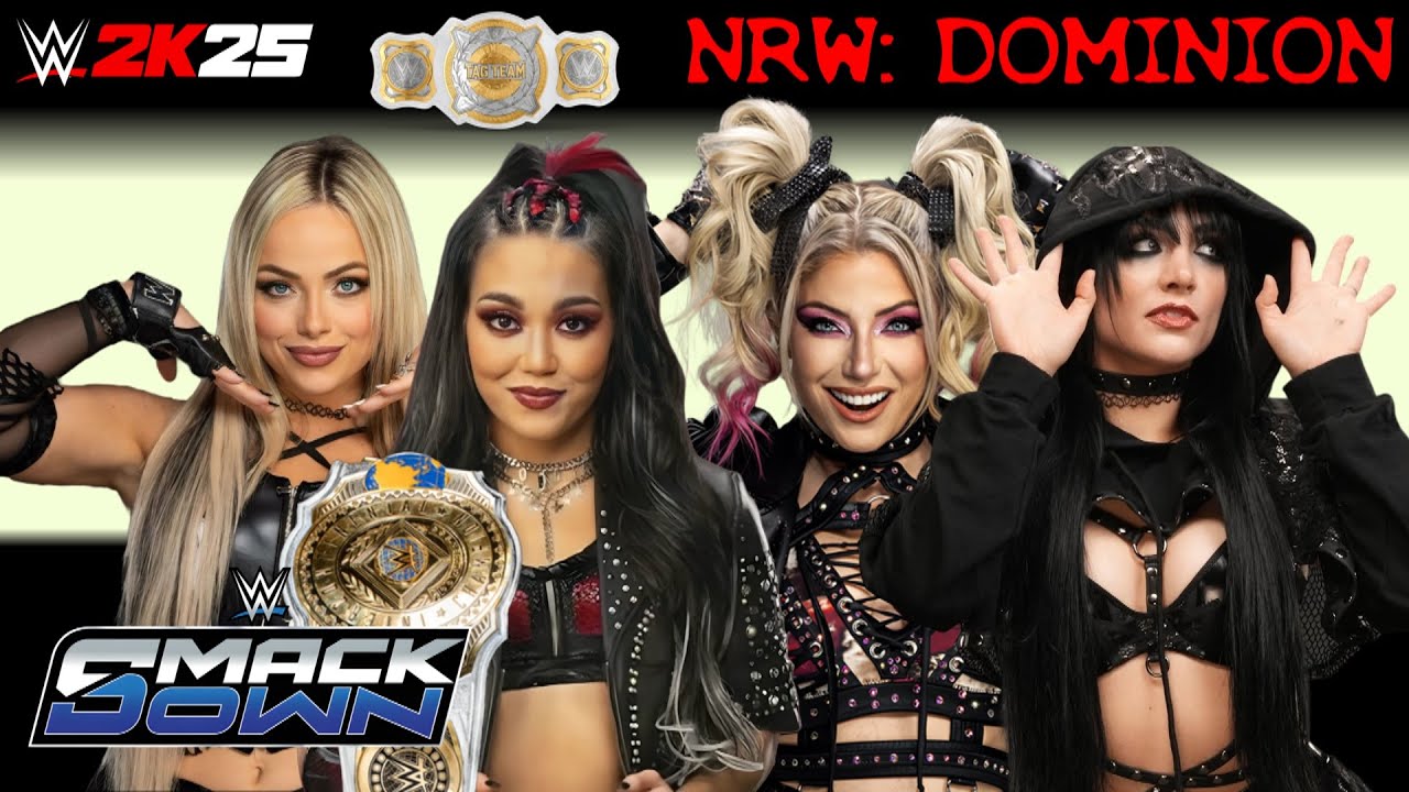 Liv Morgan & Roxanne Perez vs Alexa Bliss & Tatum Paxley | Ladder Match: SmackDown #2 | WWE 2K25