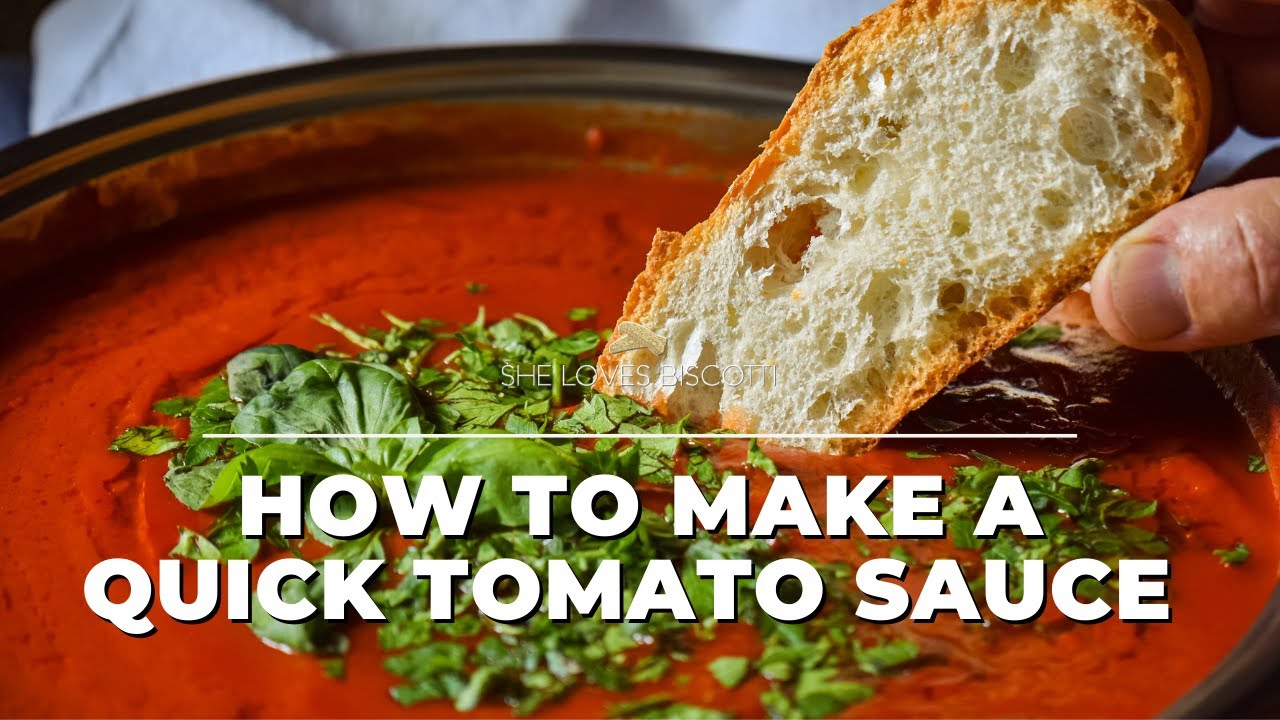 How to Make a Quick Tomato Sauce