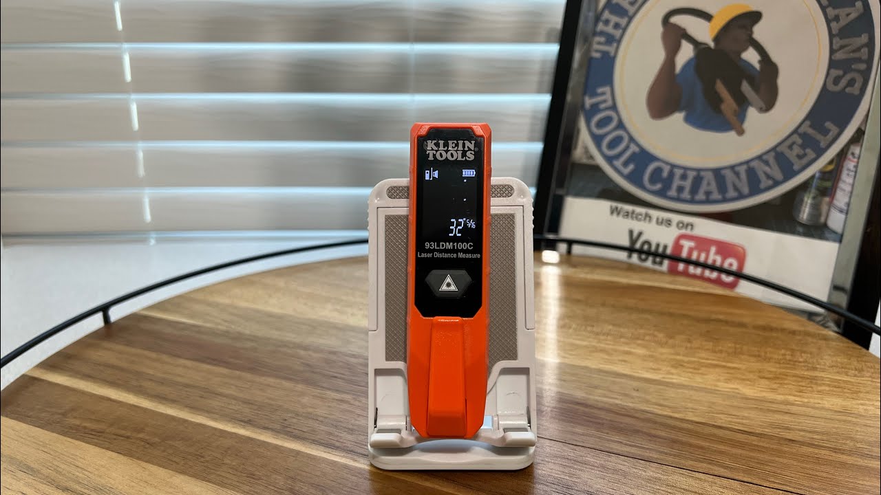Лазерный дальномер KLEIN TOOLS, модель 93LDM100C с карманным зажимом