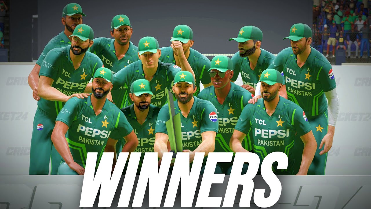 PAKISTAN VS NEW ZEALAND FINAL MATCH | CRICKET 24 GAMEPLAY