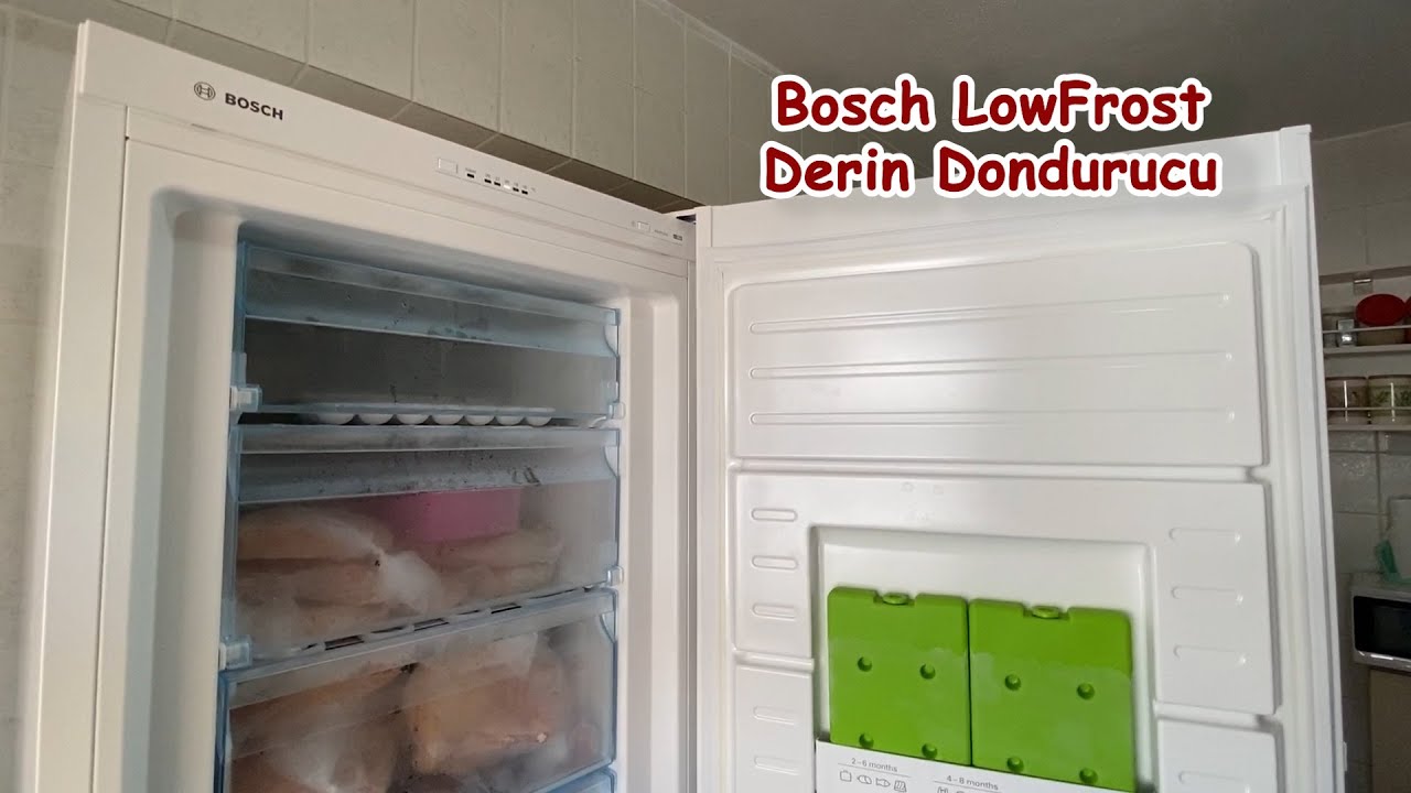 Bosch Low Frost Derin Dondurucu GSV33VW31N 7 Çekmeceli
