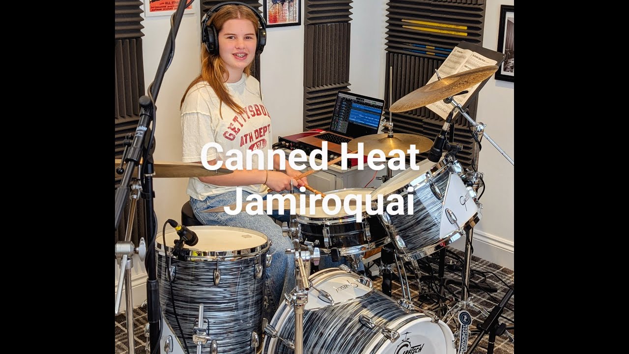 Jamiroquai - Canned Heat -  (Drum cover)   Ruby Cray