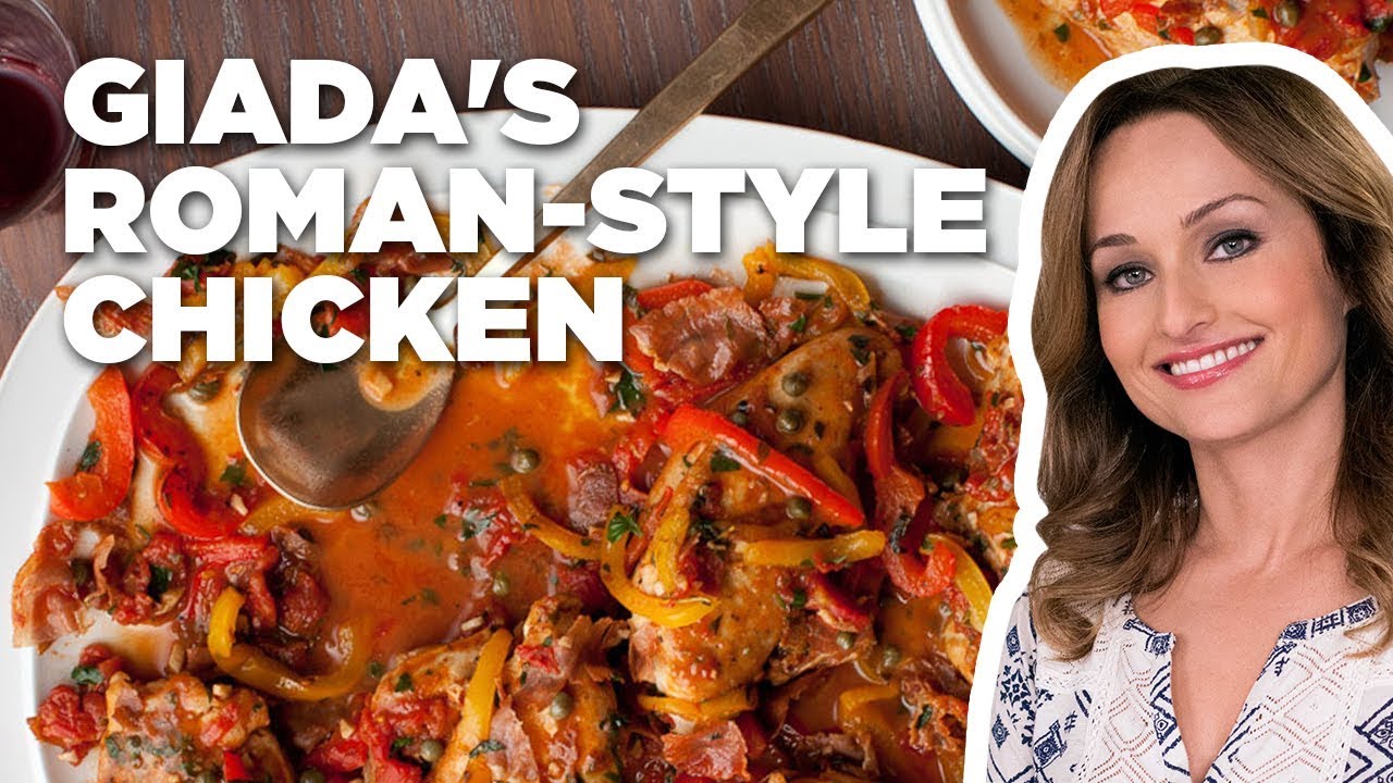 Giada De Laurentiis Makes Roman-Style Chicken | Everyday Italian | Food Network