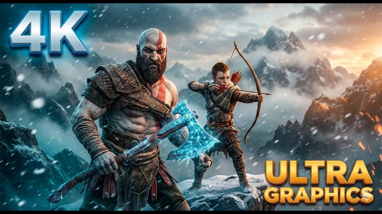 God of War PC: 4K 60FPS Ultra Settings – Max Graphics Gameplay (No Commentary)