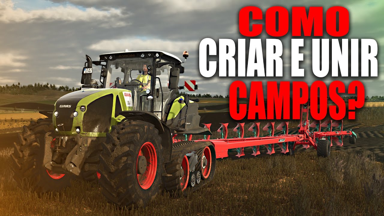 COMO CRIAR CAMPO NO FARMING SIMULATOR 25 - COMO UNIR CAMPOS NO FS 25