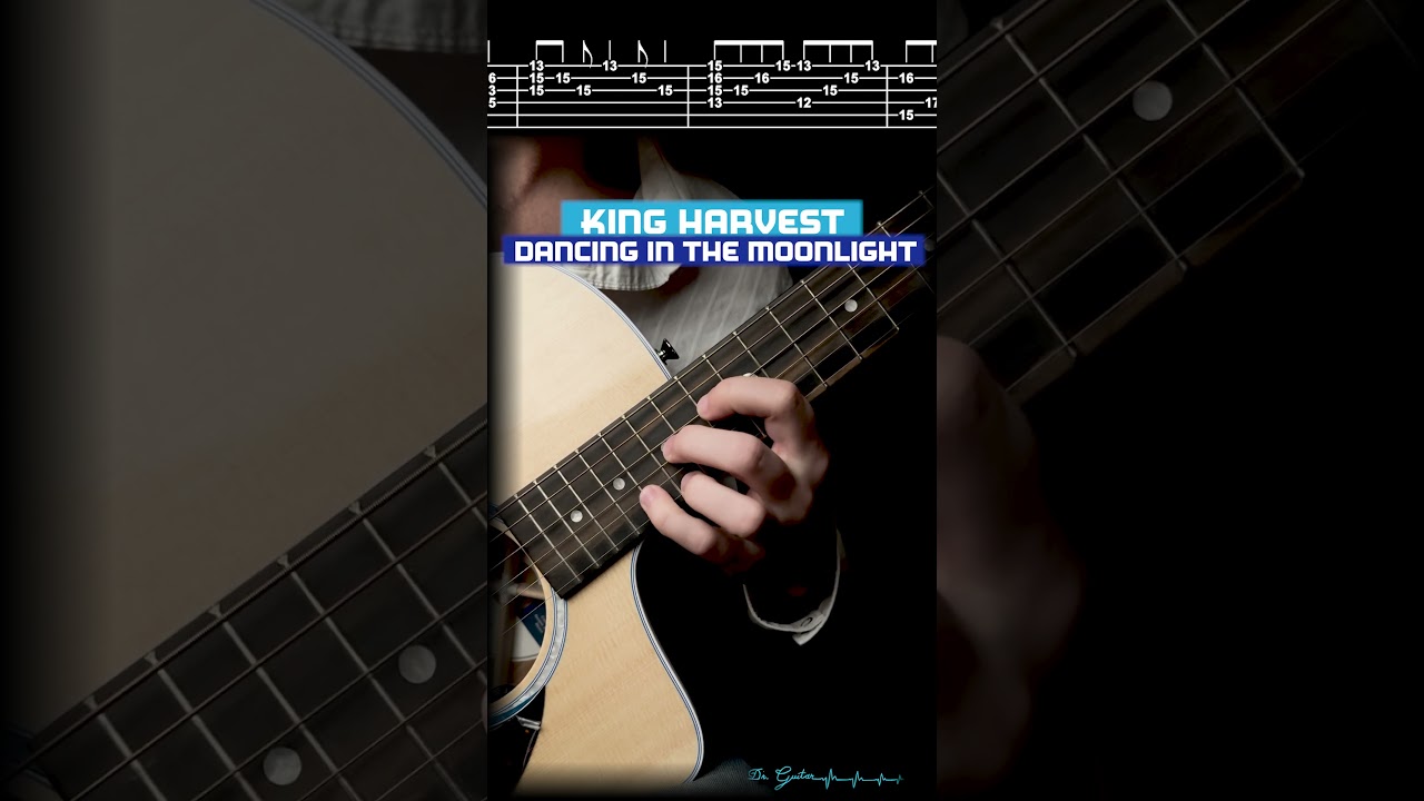 Dancing in the Moonlight - King Harvest | (Intro) TABS Tutorial - Dr. Guitar
