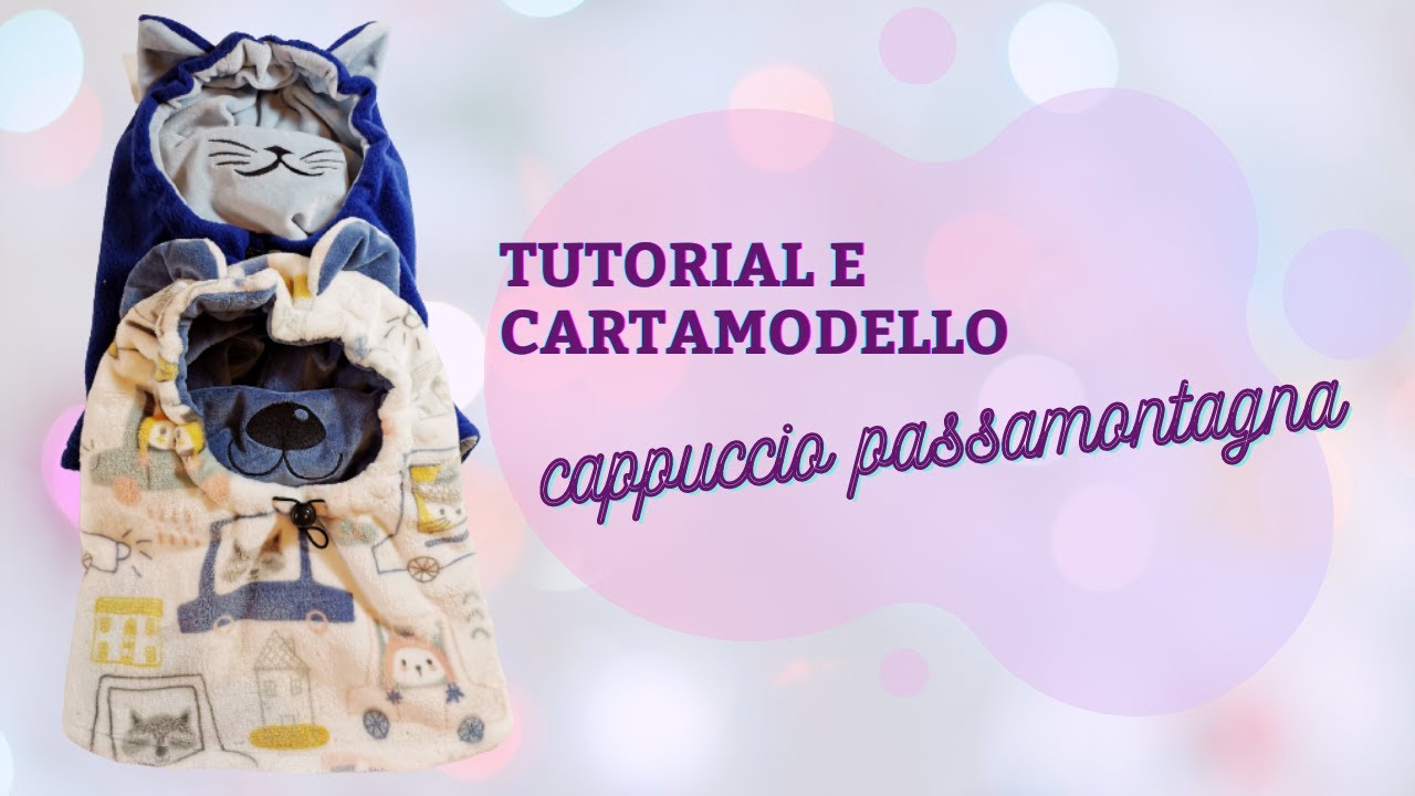 Cucire un cappuccio passamontagna, reversibile con orecchiette