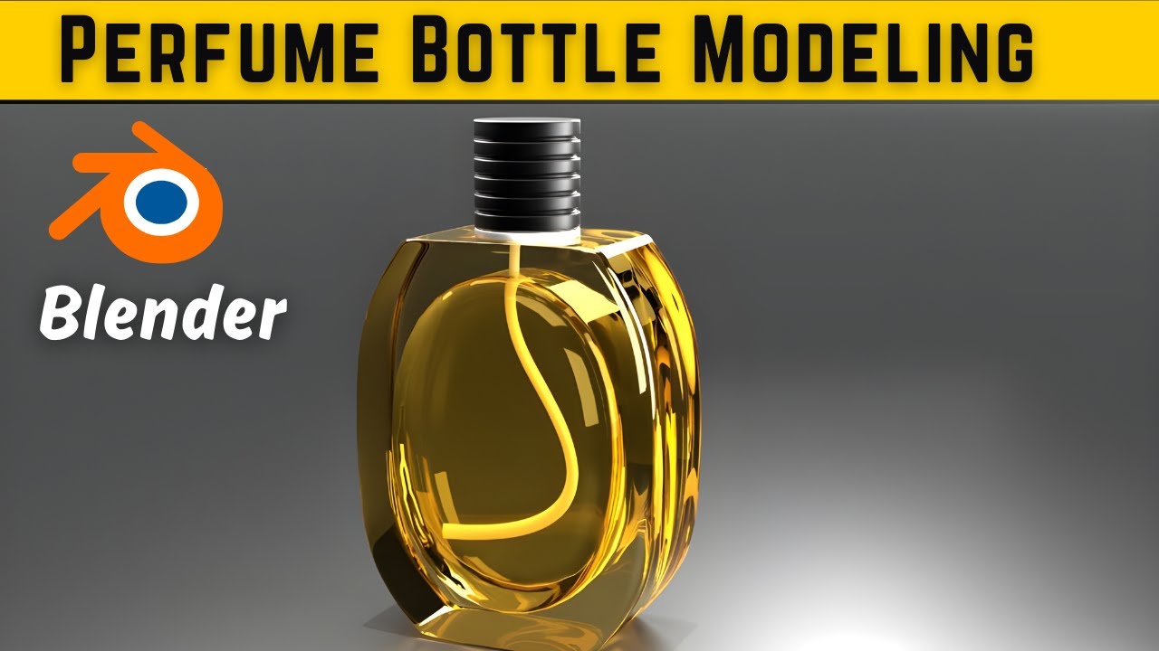 How To Create A Perfume Bottle in Blender | Modeling tutorial | Blender Tutorial | Hindi/Urdu