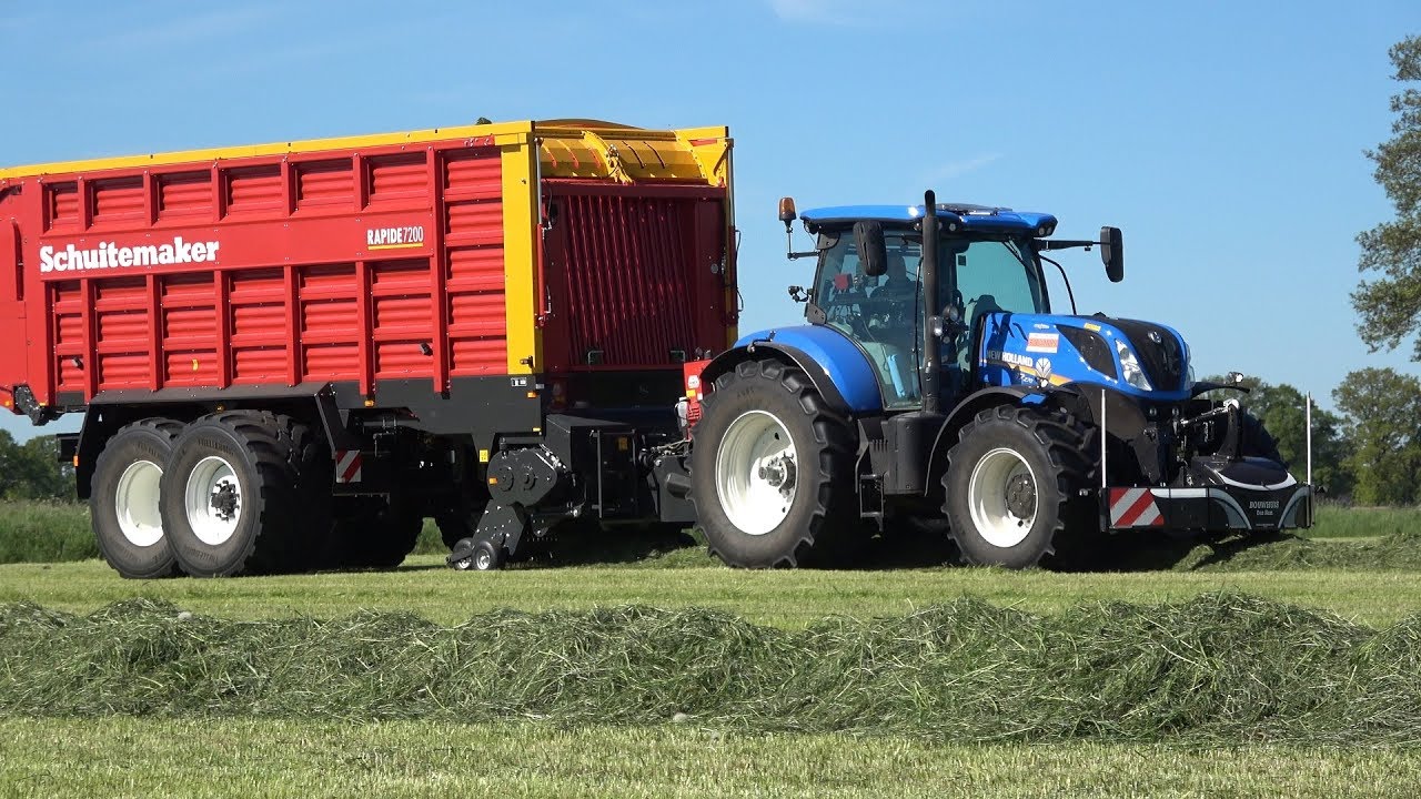 De eerste Schuitemaker Rapide 7200 met schuifas - Gras oprapen en inkuilen bij Rolleman (2019)