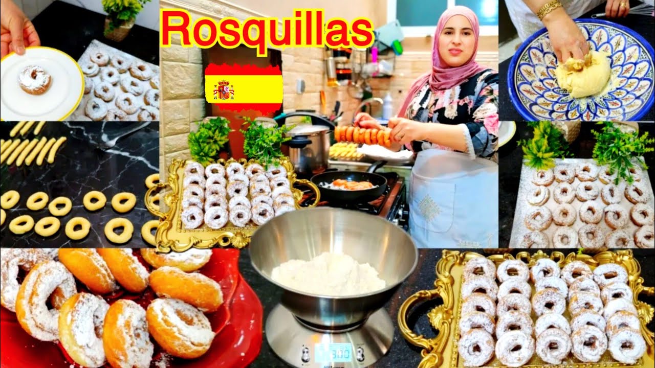 روسكوس إسباني🇪🇸 مقرمش وهش عشق المغاربة🇲🇦 روكو بنكهة البرتقال 🍊 اللذيذ Rosquillas