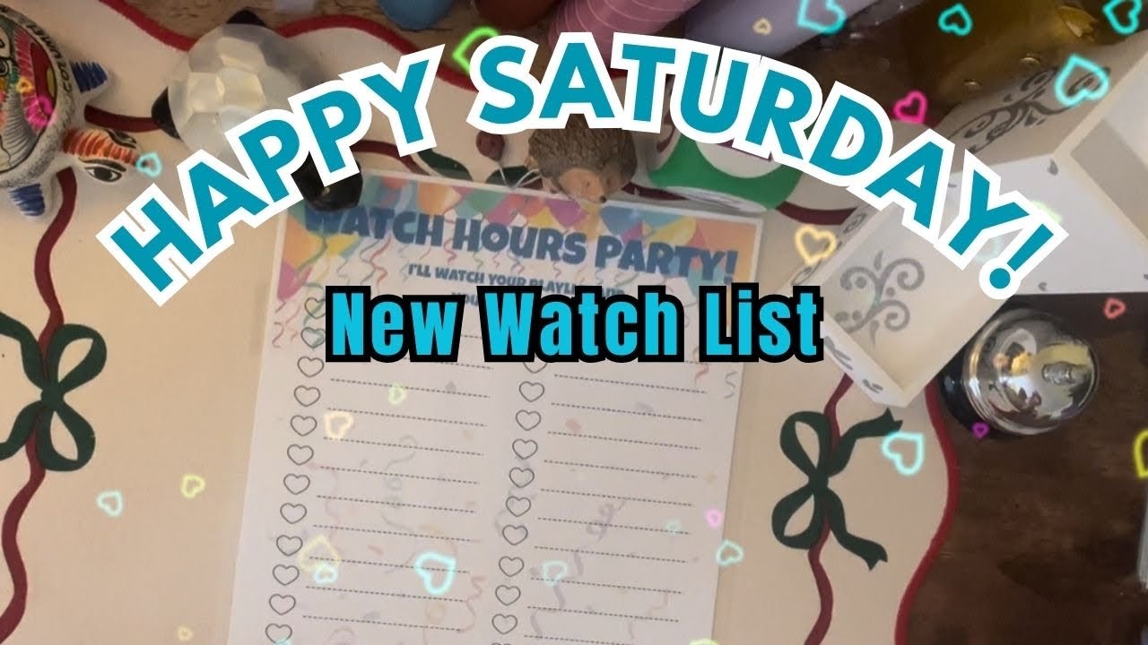 Saturday Watch Party! Gain Watch Hours + New Upcoming February Savings Challenge