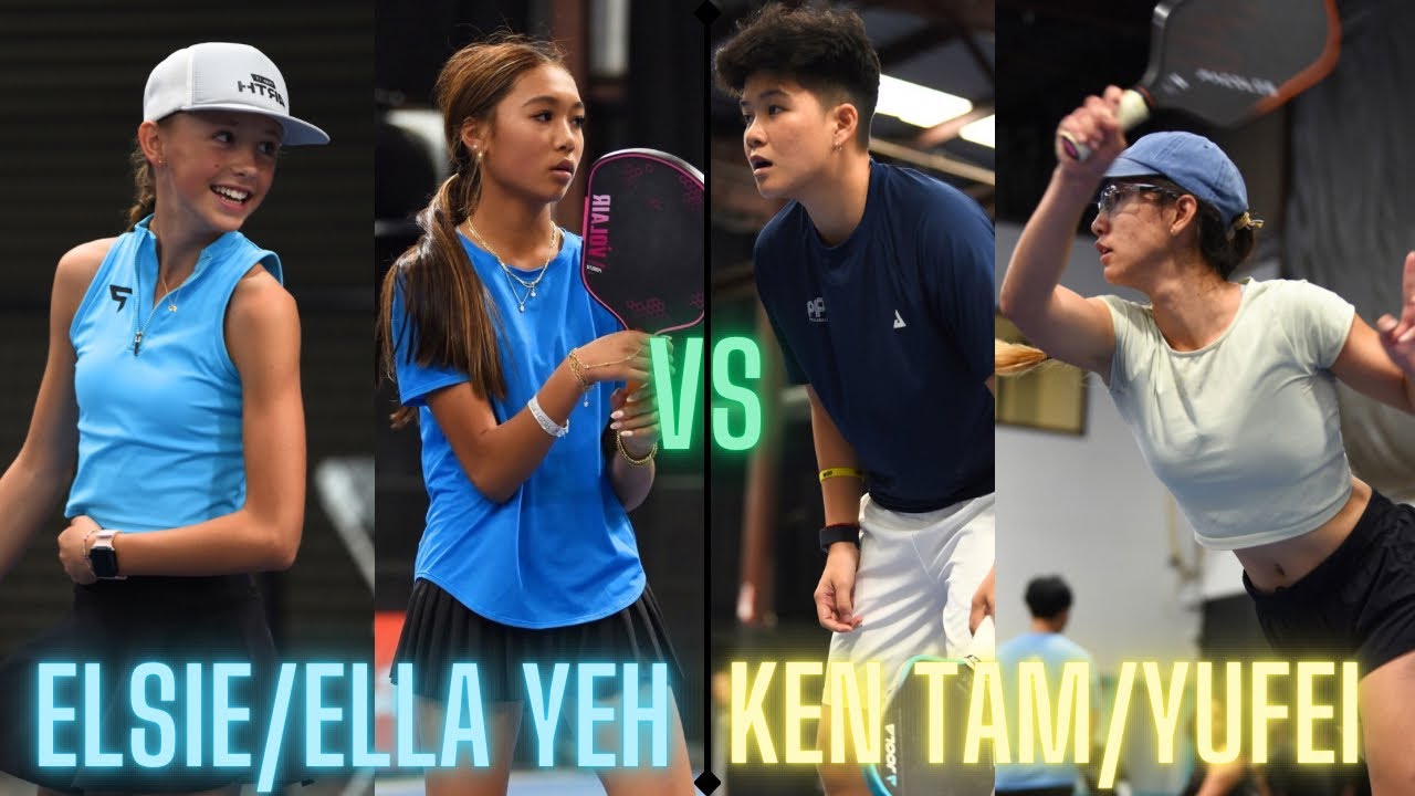 PRO WOMENS | TEENAGE GIRLS vs INTERNATIONAL PROS | Ella Yeh/Elsie VS Yufei/Ken Tam | PPA CHALLENGERS
