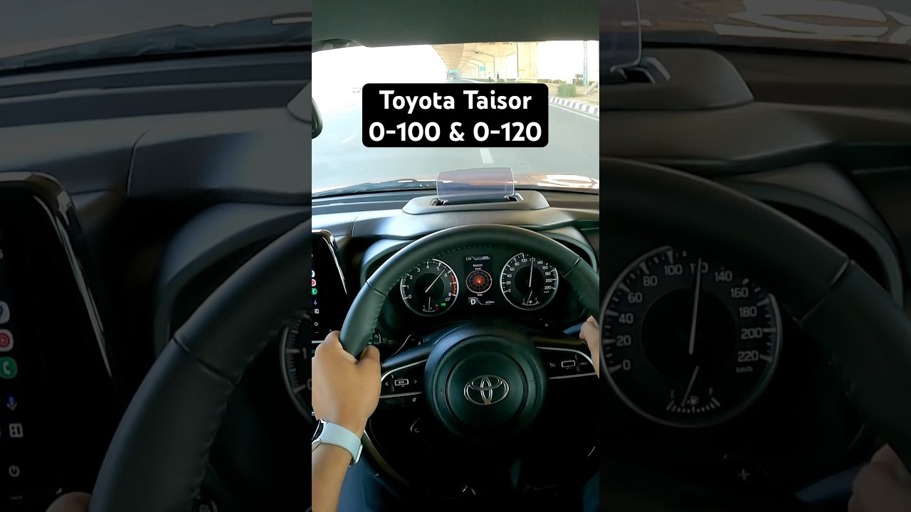 Test wydajności Toyoty Taisor: 0-100,120 !!