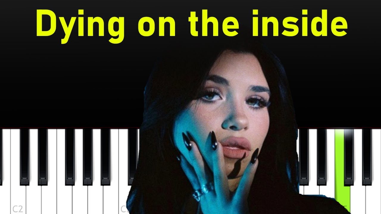 Nessa Barrett - dying on the inside  (Piano tutorial)