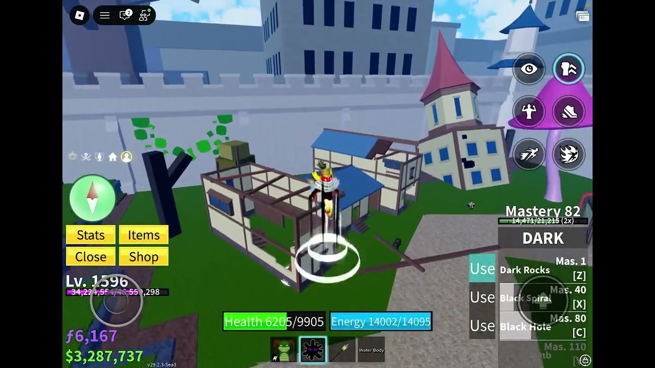 Part 6 Blox Fruits almost got dark mastered