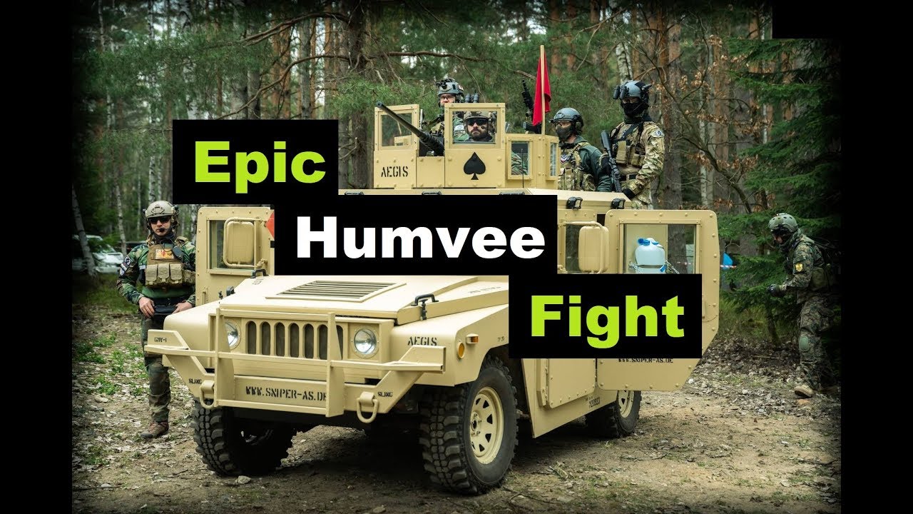 Borderwar 11 // FIGHTING with an HUMVEE // German Milsim Airsoft